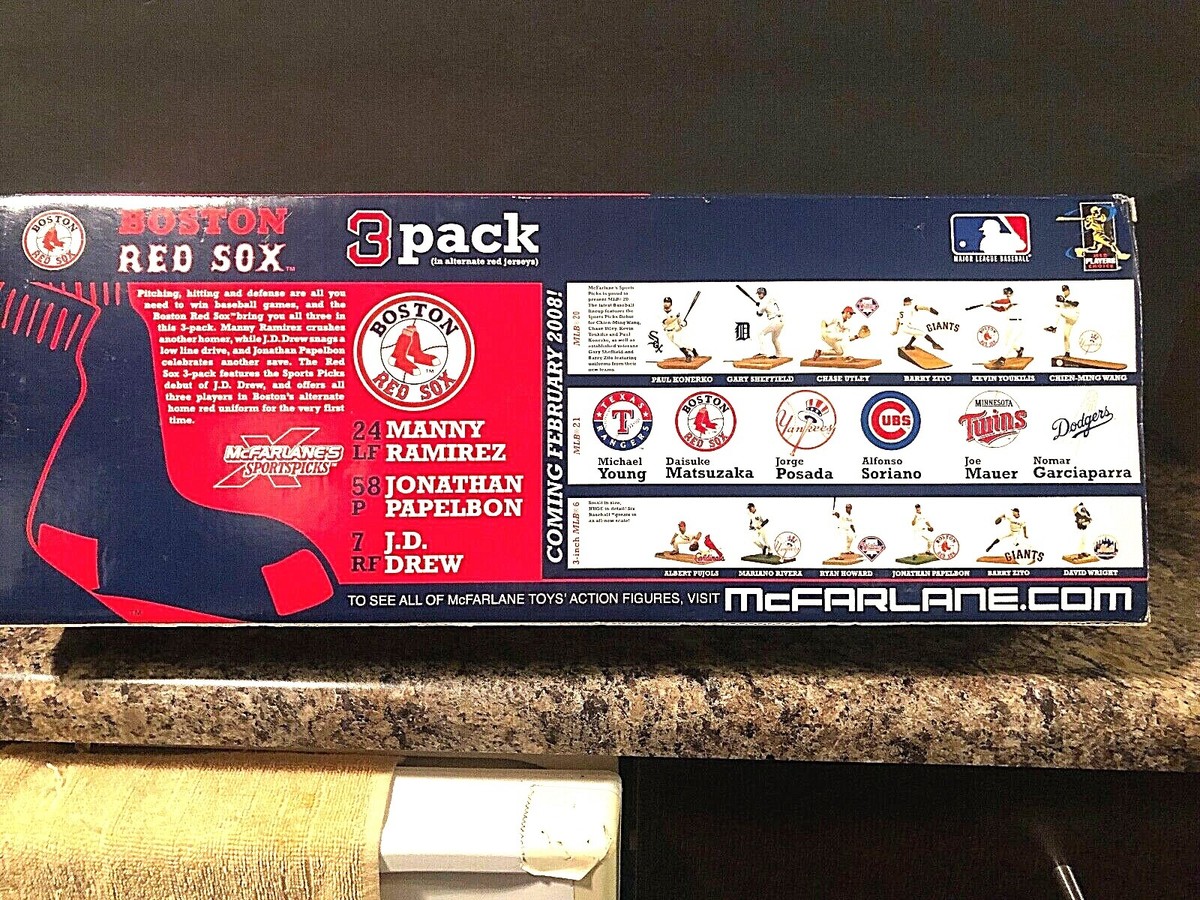 MLB McFarlane Boston Red Sox 3 pack 2008 action figures | eBay