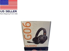 Nubwo GO6 Dual Black Orange Wireless Gaming Headset with Microphone Open Box