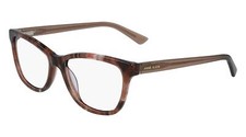 NEW Anne Klein AK 5074 208 Mocha Horn Eyeglasses 53mm with AK Case