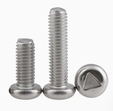 304 Stainless Steel Triangle Bolts Pan Head Screws M3 M4