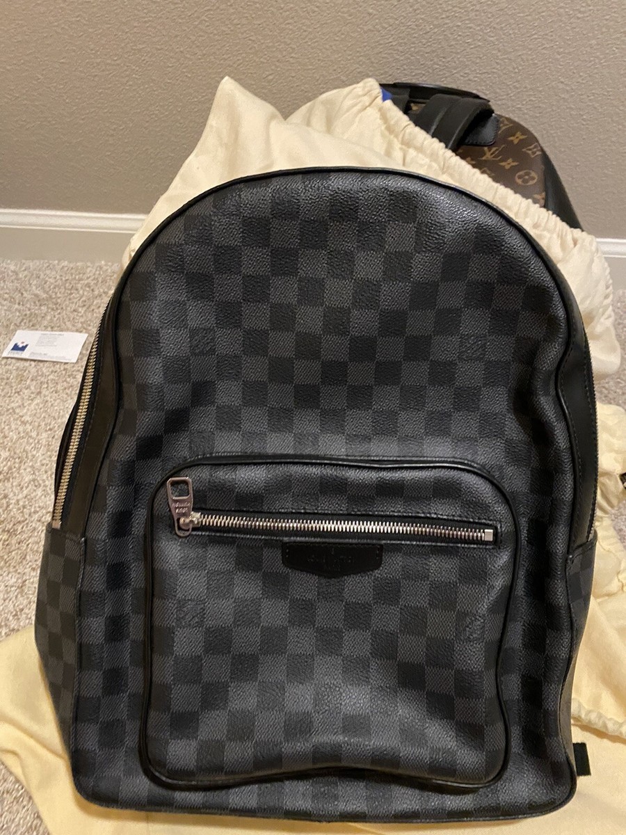 louis vuitton backpack for ladies Louis Vuitton Monogram Canvas Palm Springs Mm Backpack (Authentic  Pre-Owned) in Black