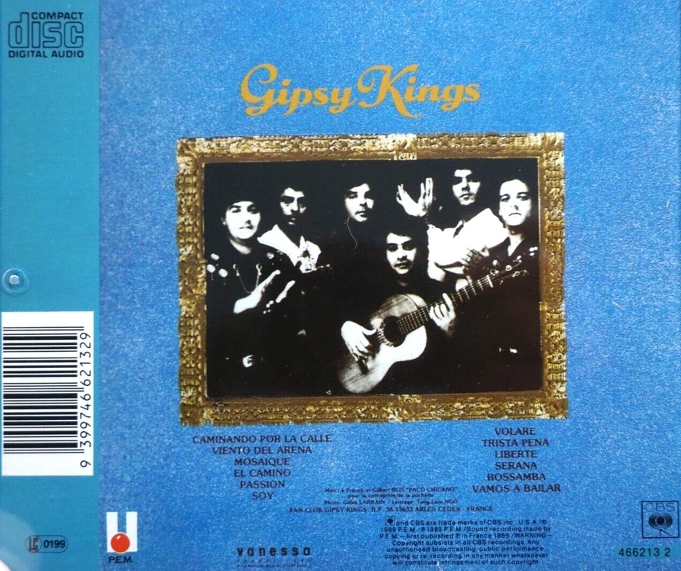 Gipsy Kings - Mosaico - CD, MUITO BOM ESTADO - Imagem 2 de 2