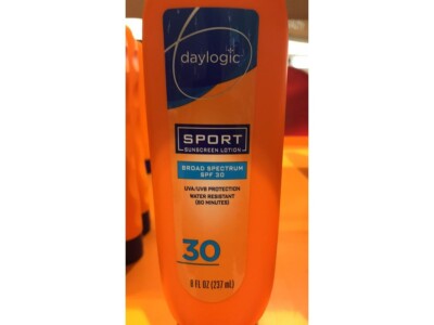 Daylogic Sport Sunscreen Lotion 8oz SPF 30 UVA/UVB protection Water Resistant