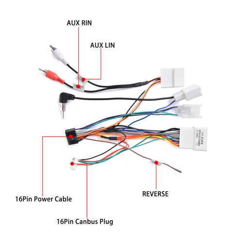 Android Car Stereo Radio Canbus Wiring Harness For Lexus ES300