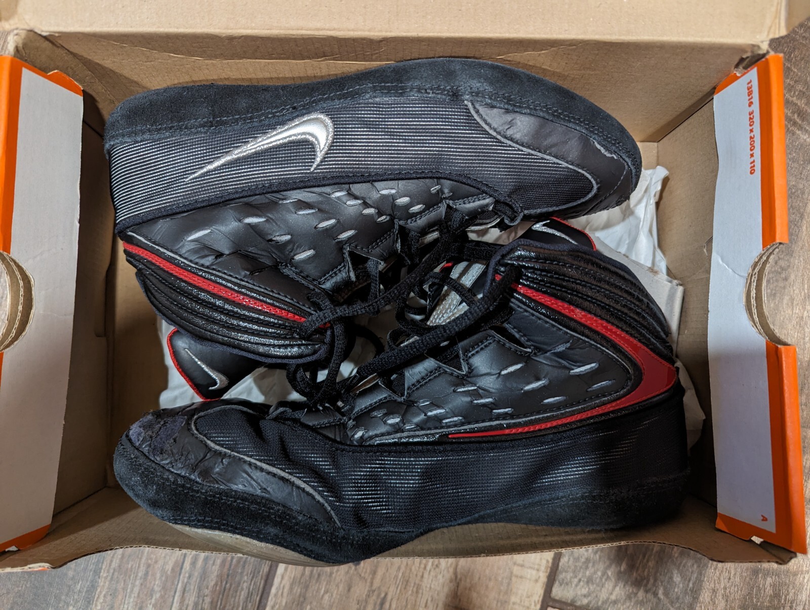 Old Nike Kolat Speed Wrestling Shoes eBay