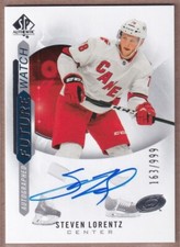2020-21 SP Authentic Future Watch #220 Steven Lorentz RC AUTO /999 - CAROLINA