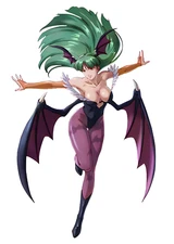1594 Morrigan Sticker, Waterproof, Laminated, Waifu, Sexy, Darkstalkers