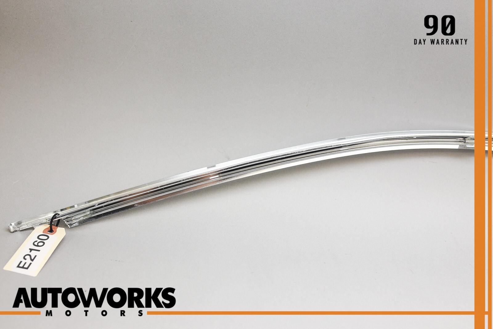 04-08 Maserati Quattroporte M139 Front Left Upper Door Window Molding Trim OEM