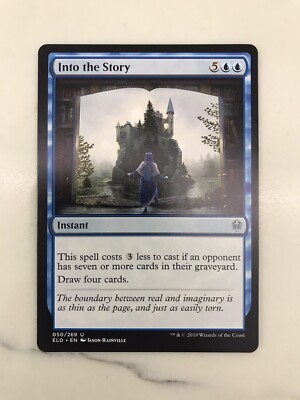 Into the Story MTG Magic the Gathering Card NM Near Mint Throne of Eldraine  ELD | eBay UK