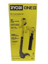 Ryobi ONE+ Cordless 18V 2-Tool Trimmer/Blower Kit w/ Battery & Charger