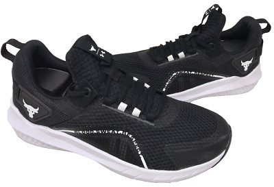Under Armour Men's Project Rock BSR 3 Blk/Wht Lace Up Sneakers Size:9.5 80M