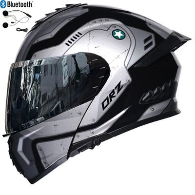 DOT Modular Flip Up Bluetooth Motorbike Helmet Motorcycle ATV Crash Helmet