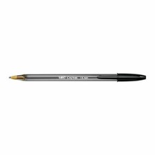 BIC Cristal Penna Nera (880648) Punta da 1,6 mm - 50 pezzi