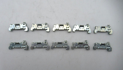 *10 QTY* Siemens 8WA1 805 Din Rail Terminal End Block Steel Retainer 10.3mm