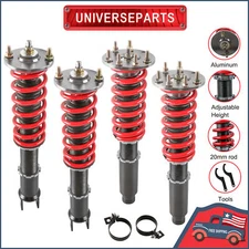 4PC Coilovers Shock Struts for 2008-2012 Honda Accord 2009-2014 Acura TSX Adj.