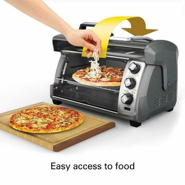 hamilton beach 6 slice easy reach toaster oven
