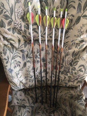 Black Eagle - Outlaw 400 - Factory Fletched Arrows (6 Arrows)- .005 Straightness