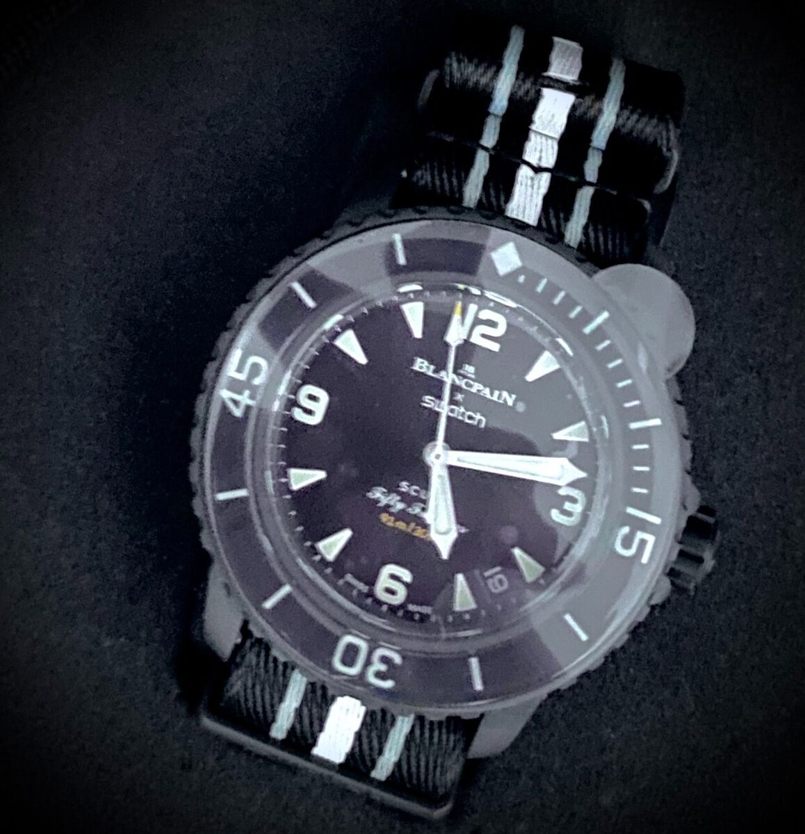 BLANCPAIN x SWATCH OCEAN OF STORMS SCUBA FIFTY FATHOMS 42.3 BLANCPAIN x SWATCH OCEAN OF STORMS SCUBA FIFTY FATHOMS 42.3