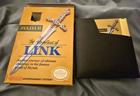 Legend of Zelda II The Adventure of Link Gold Nintendo NES Game Complete in Box