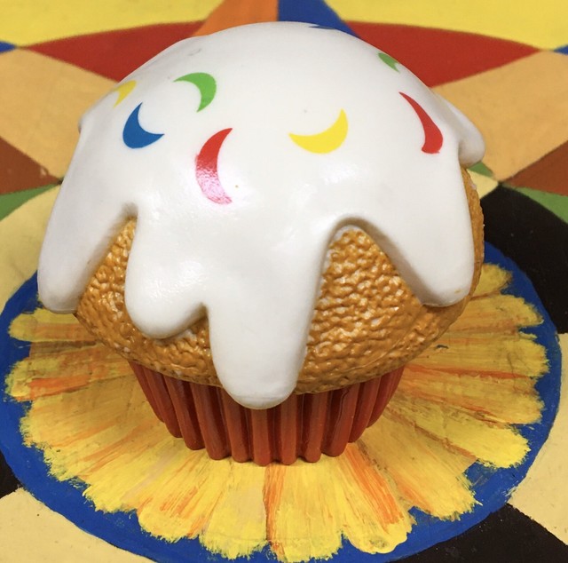 Vintage 1987 FISHER PRICE Play Food Cupcakes Muffins Tikes Kitchen