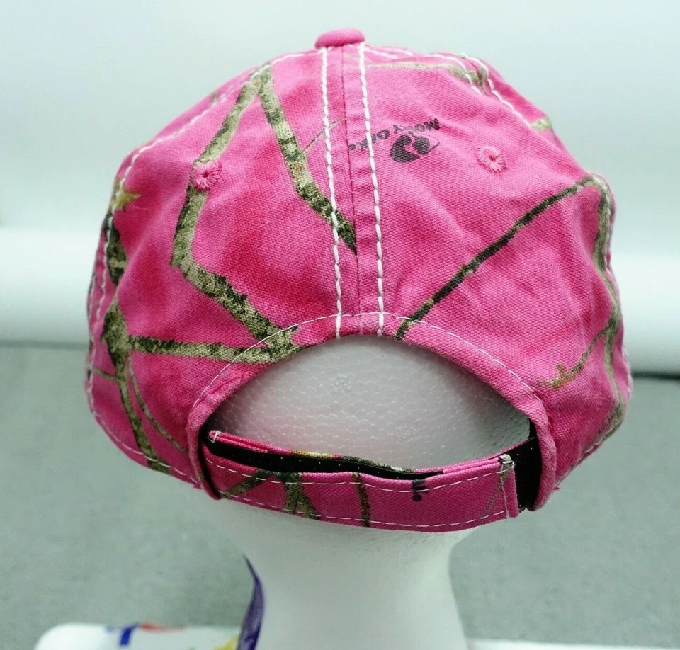Mossy Oak Rosa Sombrero Gorra Ajustable Realtree Algodón Foto 2 de 4