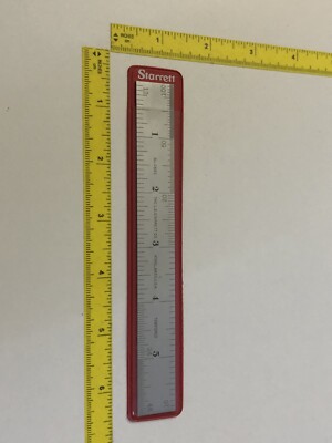 LS Starrett C601 Grad Rule 6  Machinist NOS Measuring Tool USA  CABINETMAKER New