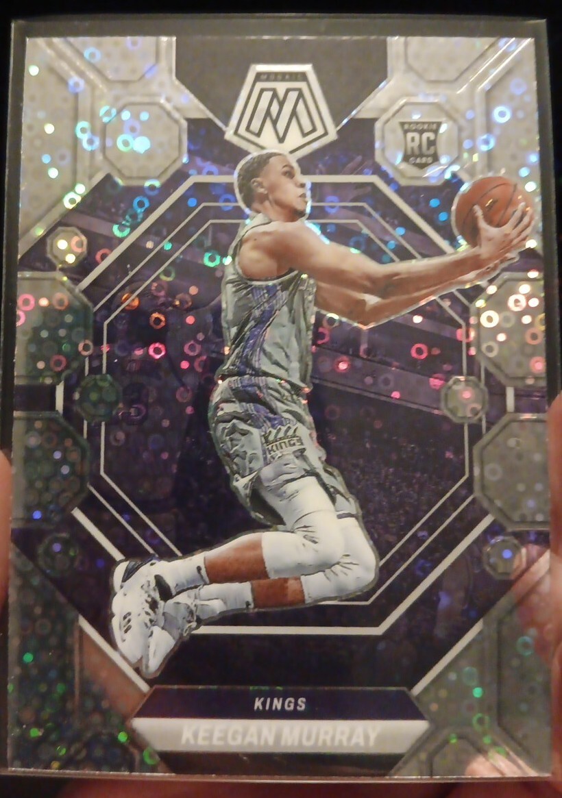 2022-23 Mosaic Fast Break Keegan Murray Silver Disco Rookie RC #227 Kings
