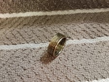 Rhode Island Handcrafted Washington Quarters coin ring, size 7-1/2 2001