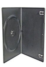 10 PCS NEW SLIM 7MM SINGLE DVD CASE, BLACK, WITH SLEEVE, S7M-AMR, MADE IN US