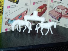 Replica Horses for Matchbox Lesney #17e reg whl & MB17-A Superfast AEC Horse Box