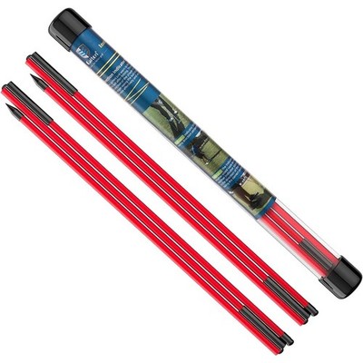CAITON Golf Alignment Sticks 2 Sets - 48inch Alignment Practice Rods, Foldabl...
