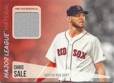 Chris Sale 2019 Topps Major League Material MLM-CSA Boston Red Sox
