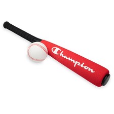 Champion Toddler Baseball Set (Red/Black), Big Fly Foam Bat and Soft Ball Kit fo