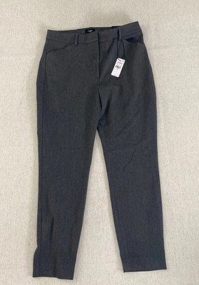 Express Editor Dress Pants Womens 8S Gray Classic High Rise Skinny Casual NWT