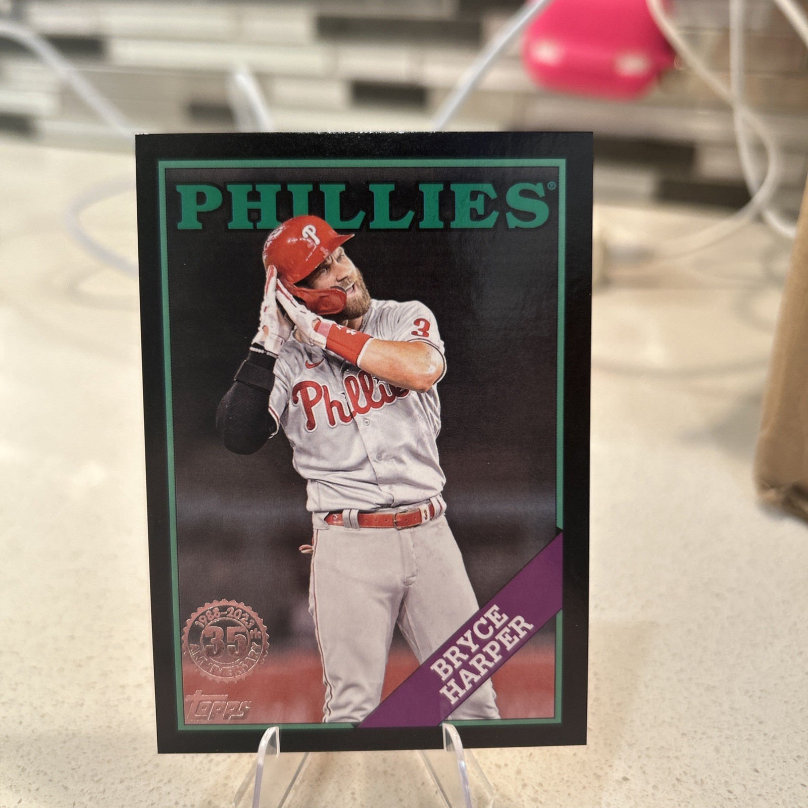 2023 Topps Bryce Harper 35th Anniversary Black Border /299