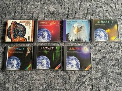 10x Retro Rarität, Commodore Amiga CD-ROM, CD32, Aminet 3-8 + Aminet CD Set 1
