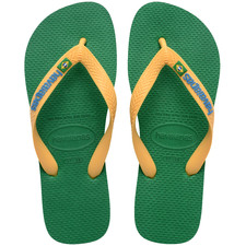 Havaianas Brazil Logo Flip Flops Unisex Sandals