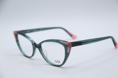 NEW OGI EVOLUTION 9230/2044 GREEN PINK AUTHENTIC FRAMES EYEGLASSES 52-18