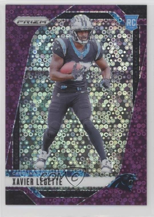 2024 Panini Prizm Rookies No Huddle Purple /49 Xavier Legette #398 Rookie RC