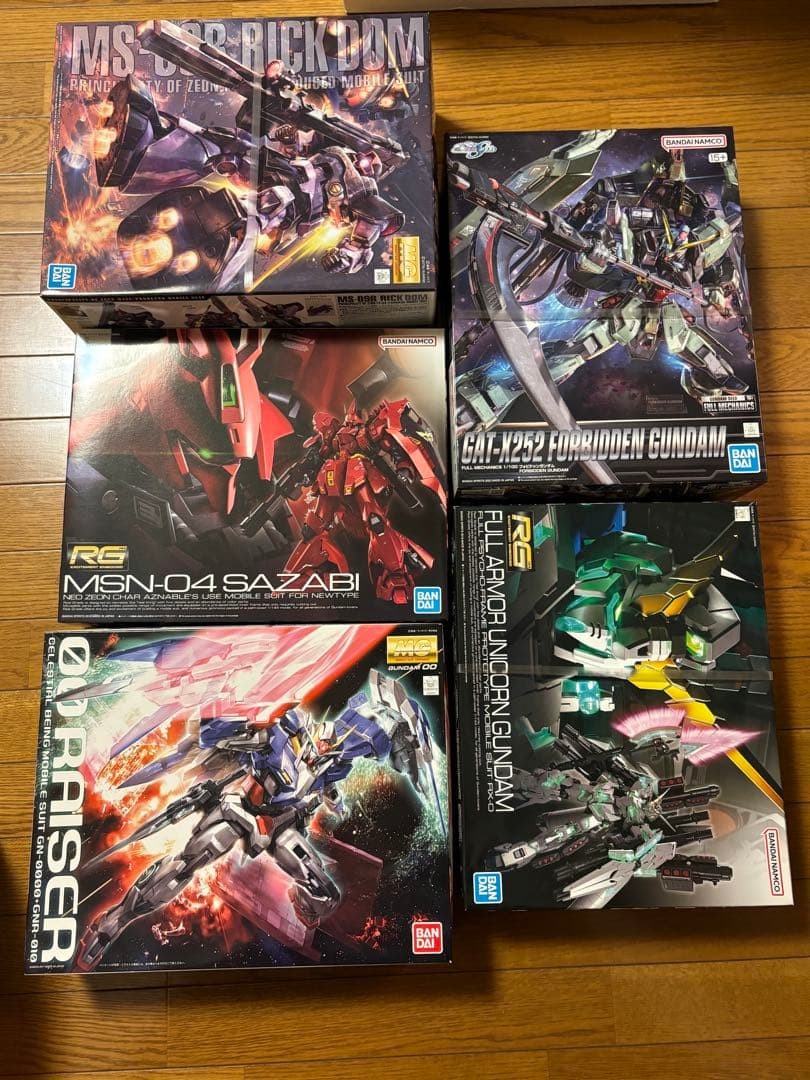 Gunpla 5-piece set #ac91fc