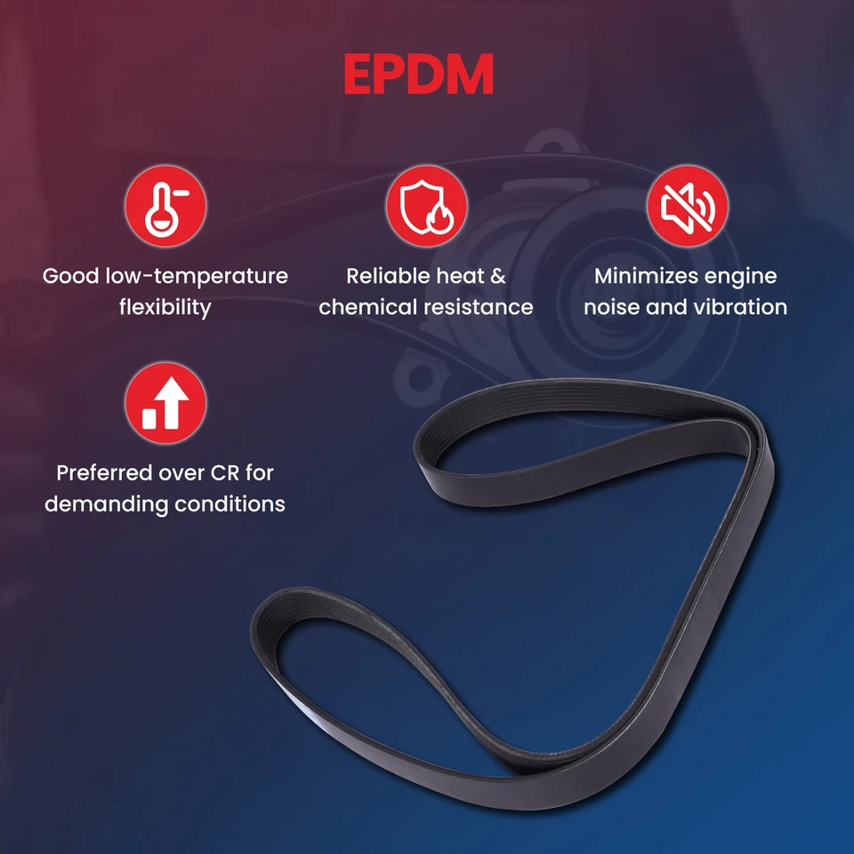 Cinturón Serpentine 8PK1680 para Chevrolet Camaro 2011-2015 Cadillac CTS 2012-2015 Foto 4 de 4