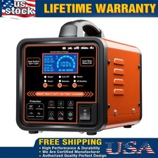 Heavy Duty Car Battery Charger 12V-24V Smart Automatic Intelligent Pulse Repair