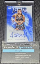 Fallon Henley 2025 Topps Exalted WWE On Card Autograph Auto #EXA-FAL Blue 25/25
