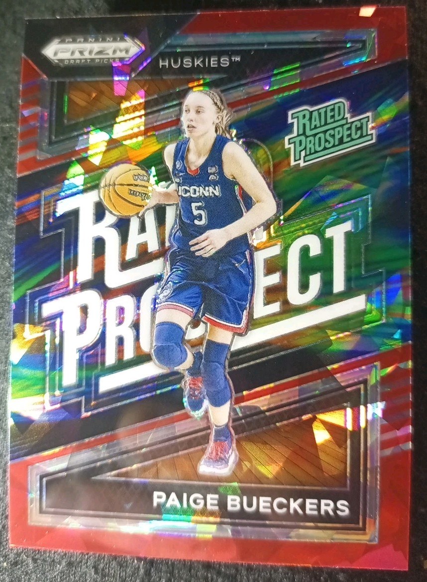 2024 Panini Prizm Draft Picks #2 Paige Bueckers Rated Prospect Prizms Red Ice
