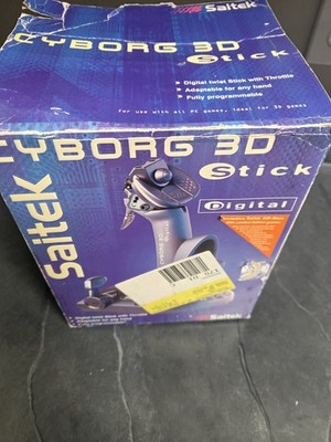 Saitek Cyborg 3D Stick Digital J15 Video Game Controller joystick