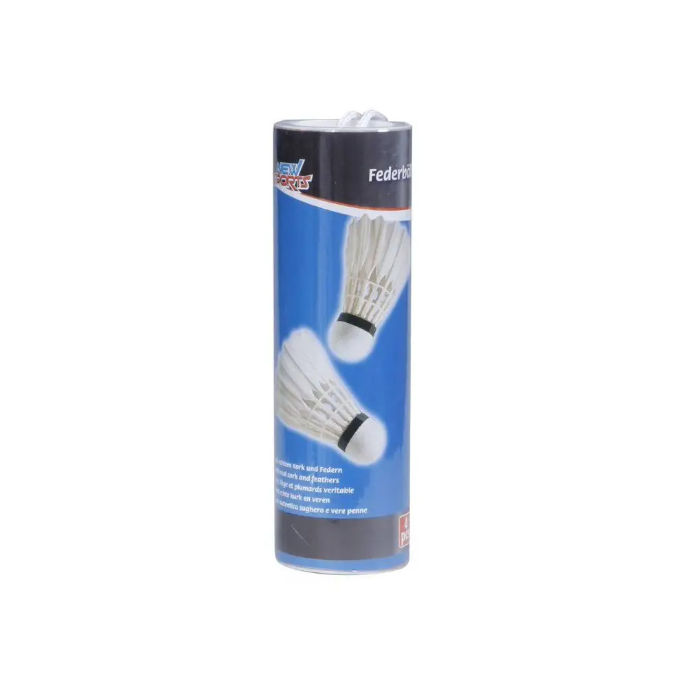 New Sports Badminton-Bälle mit Federn, 4 Stück - Image 2