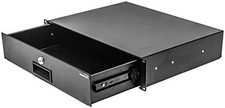 Server Cabinet Case 19 Inch Rack Mount DJ Locking Lockable Deep Drawer with Key