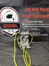 2007 06-08 KAWASAKI KX250F OEM KEIHIN FCR 37 CARB CARBURETOR BOYESEN 15004-0010