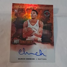 Panini 2024-25 Hoops Hot Signatures Rookie Auto Ulrich Chomche #HSR-ULR Raptors