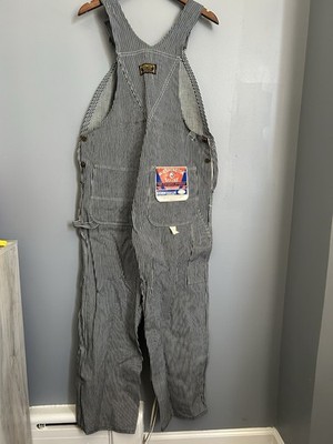 パンツ 60's WASHINGTON DEE CEE Hickory Overall Vintage NWT 60s Washington DEE CEE hickory Stripe Cotton